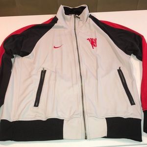 Nike Manchester United Soccer track jacket  Large
